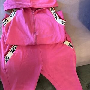 Moschino Vibrant Pink Jogger Set